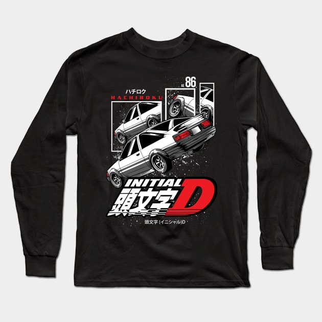 Ae86 Frame Edition Long Sleeve T-Shirt by cungtudaeast